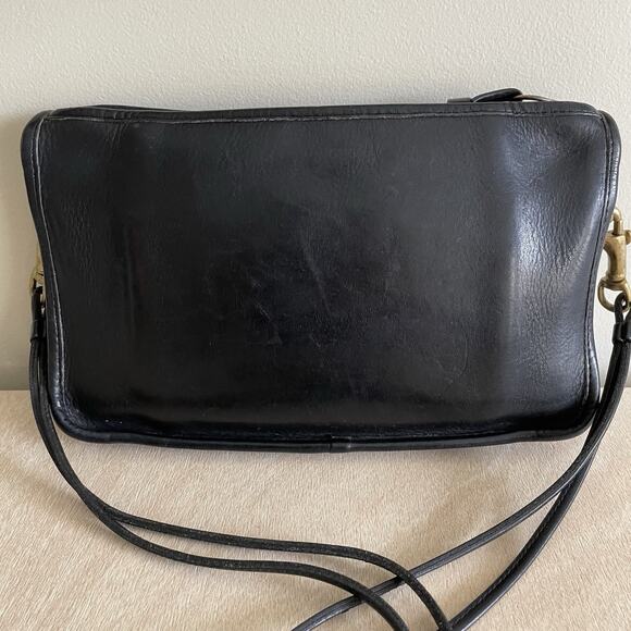 Vintage Coach Leather Basic Bag Purse - Picture 1 of 16